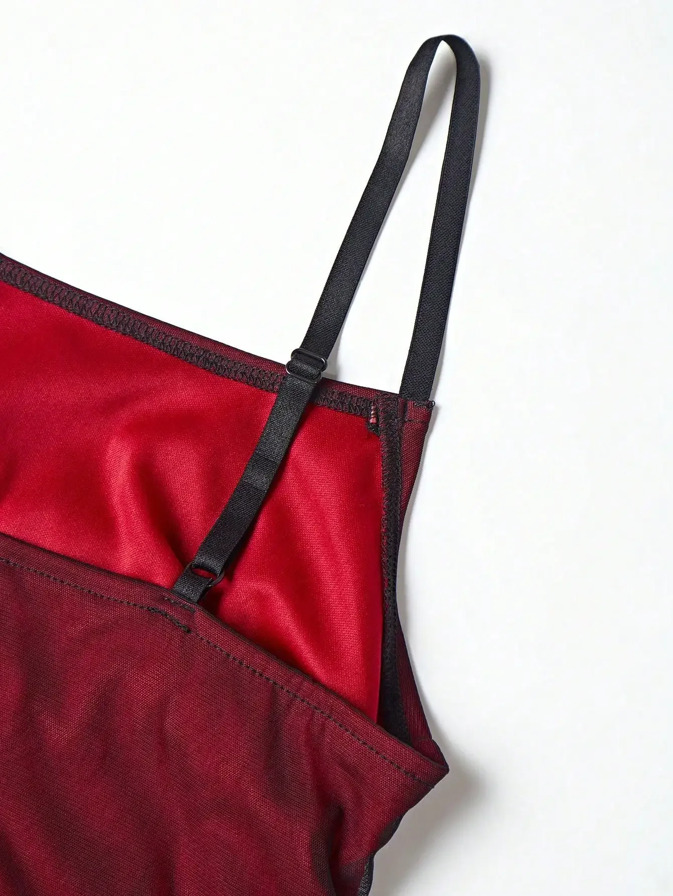 Zomerjurk voor dames, rode pasta met bandjes, geplooide jurk met bandjes, slanke en elegante feestjurk, lang