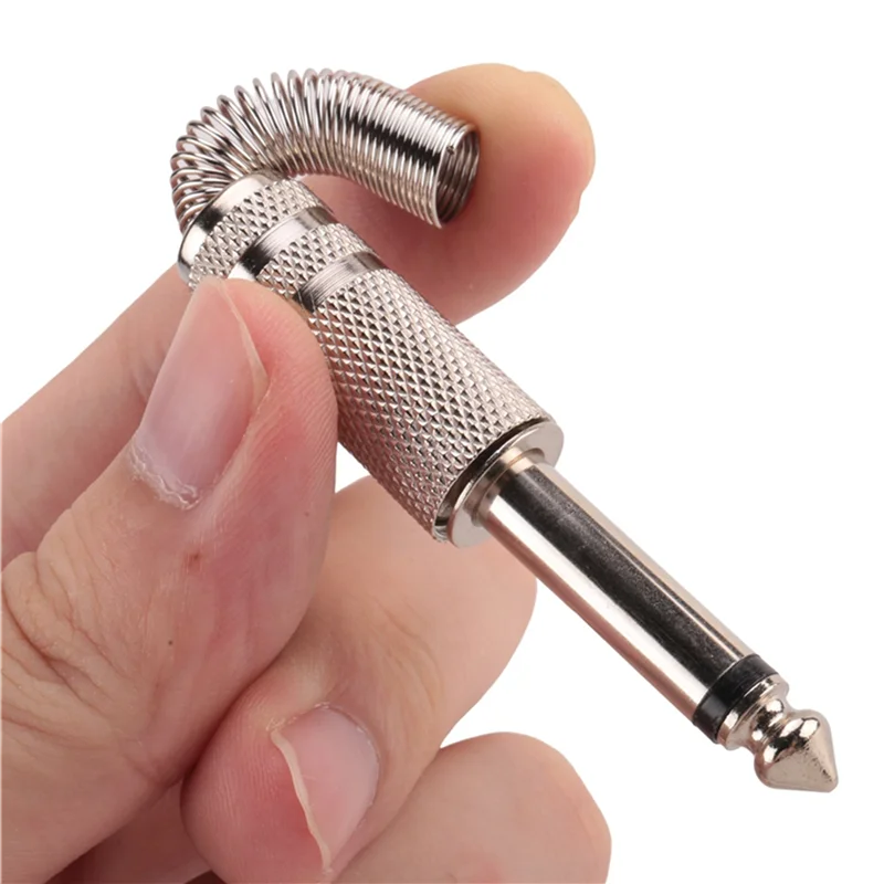 

2025 Hot Style 6.35Mm Mono Amplifier Plug 1/4Inch Male Mono Monaural Jack Audio Cable Connector Plug Microphone Audio Connectors
