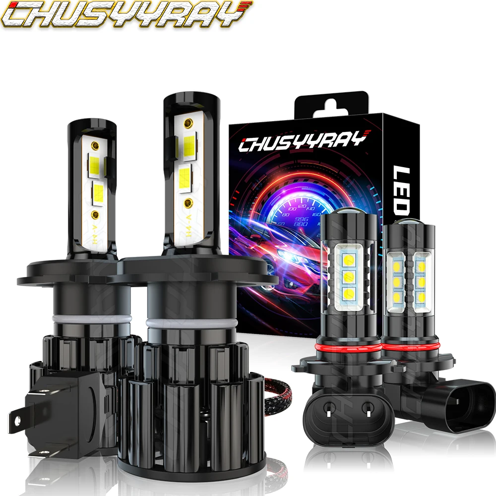 CHUSYYRAY Car lights Compatible For Nissan NV350 Urvan 2014-2019 LED Headlights Hi/Lo Beam Fog Light Bulb H4 H11 Car accsesories