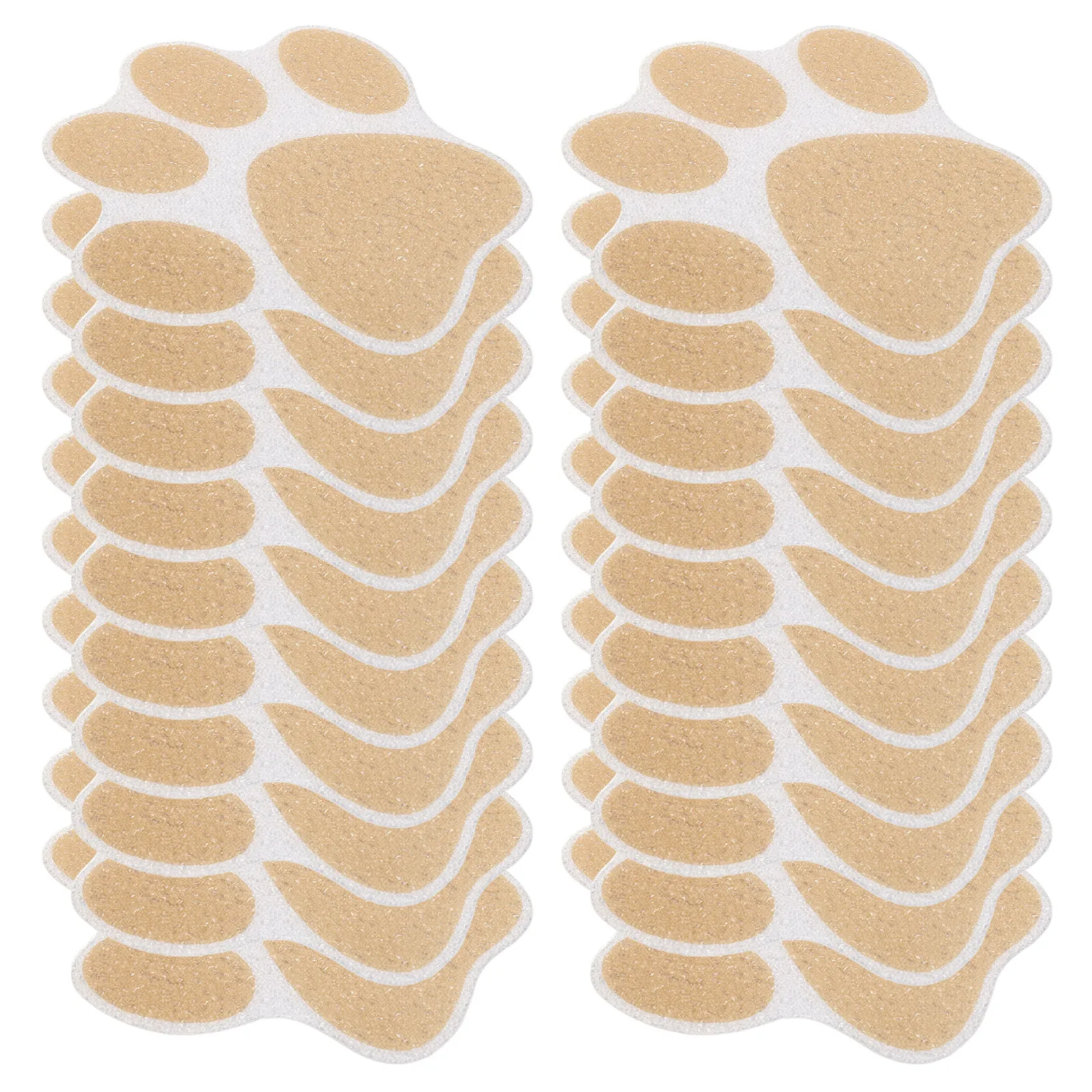 20Pcs Paw Print Tub Stickers Non-Slip Shower Floor Decals for Bathroom Tile Glass Metal Surfaces Anti-Skid Bathtub Safety Strips
