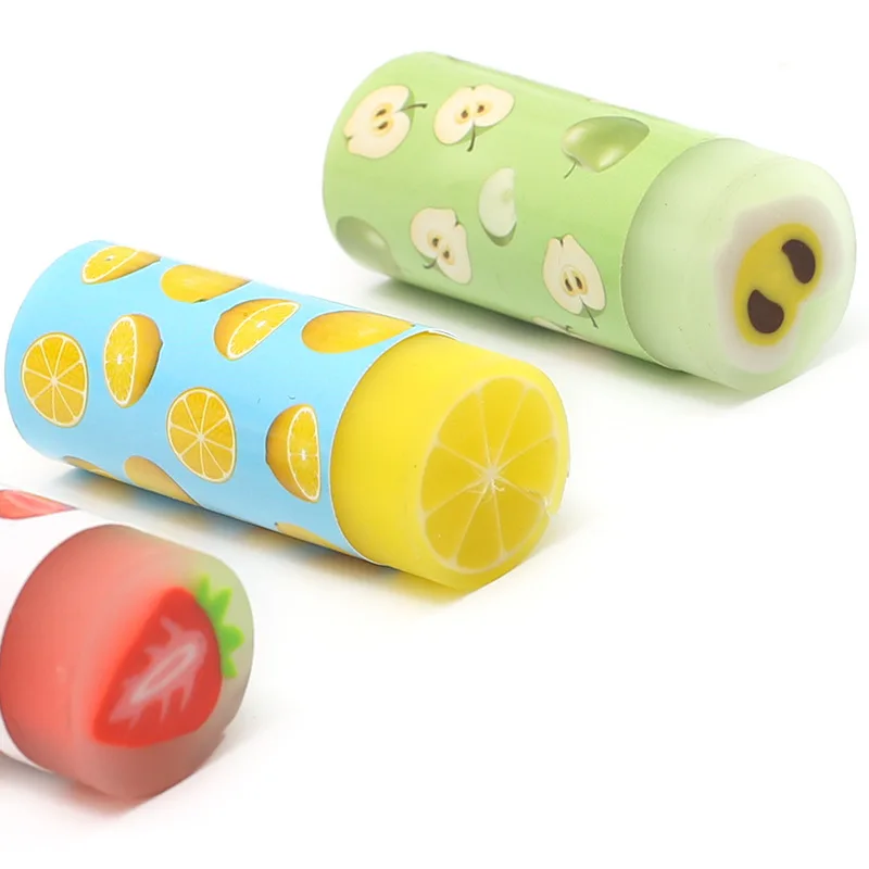 Creative Fruit Erasers Cartoon Cute Erasers Children Gift School Stationery and Office Supplies
