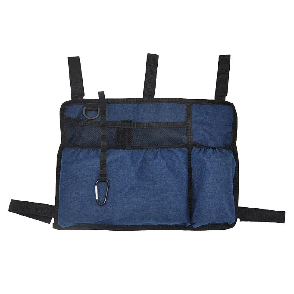 Large Capacity Walker Bag Cup Holder Included Hands Free Storage Walker Organizer Pouch Adjustable Strap