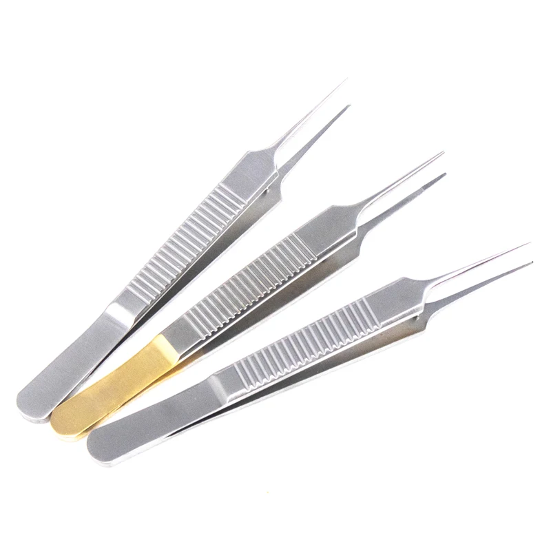 eyelid tool Stainless steel plastic forceps cosmetic toothed forceps fat forceps thread removal and embedding surgical tools