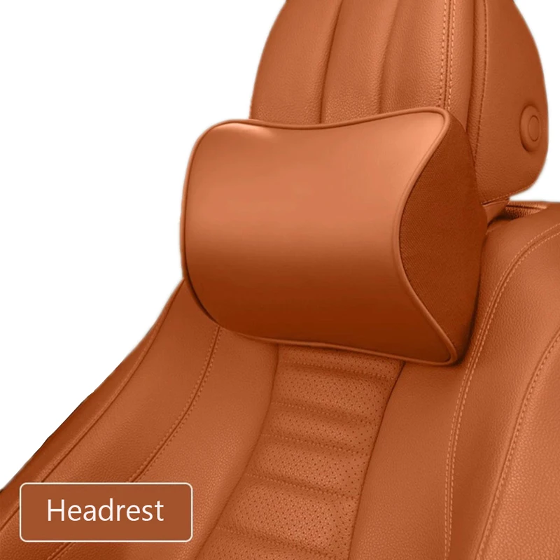 

NAPPA Premium Leather Car Headrest Neck Pillows For BYD Tang EV Yuan Qin PLUS interior Automotive Parts Lumbar Supports Pillow