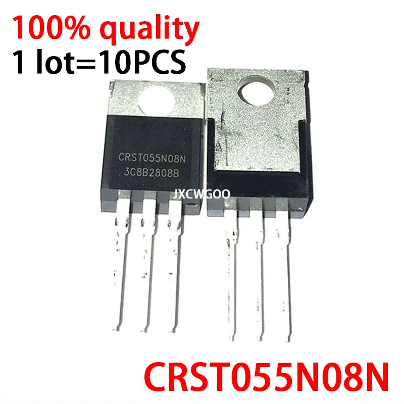 10PCS New original CRST055N08N CRST055N08 120A85V TO-220 MOSFET