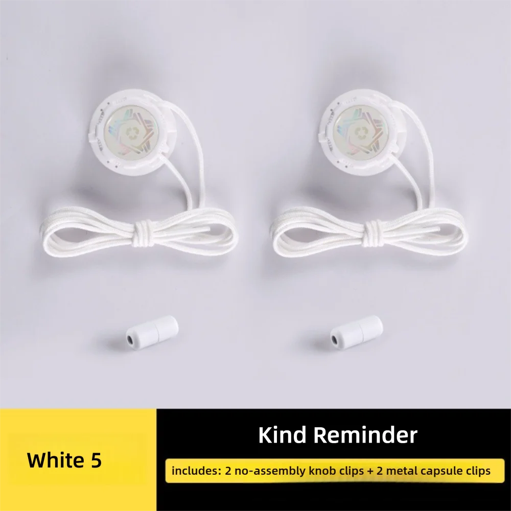 

1Pair New Thick Rope Swivel Buckle Laces Quick Lock Easy Installation Automatic Shoelaces Quick Lock Shoestrings Children Adults