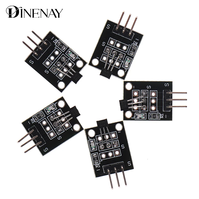 5PCS KY-003 hall effect magnetic sensor module for pic avr smart car