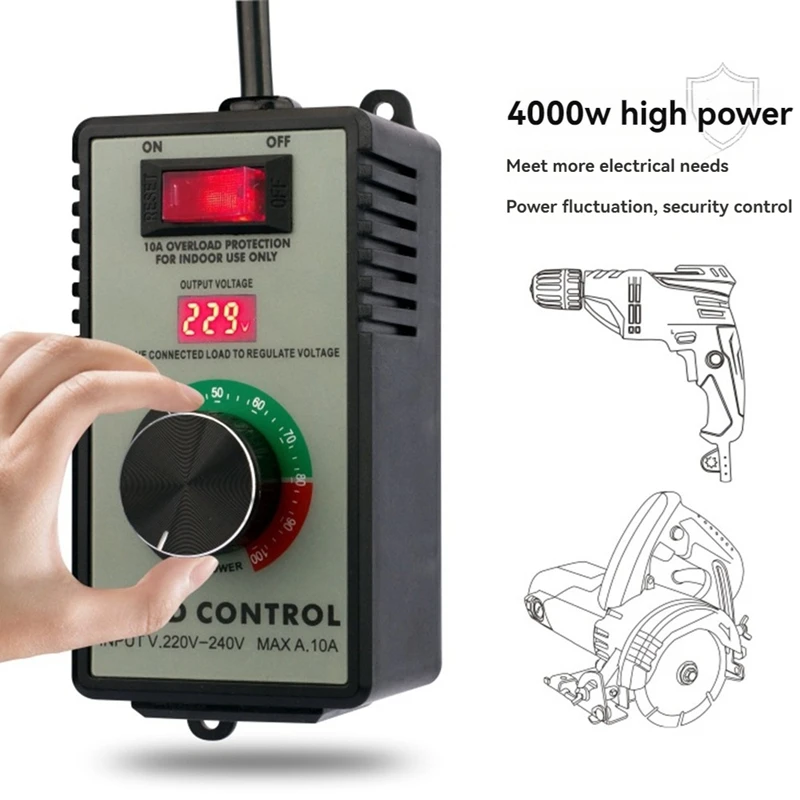 4000W Variable Voltage Regulator Grinders Controller - Speed Controller Frequency Converter