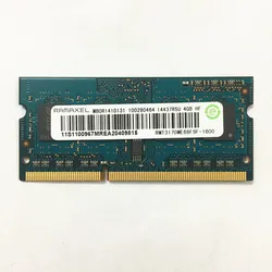 RAMAXEL DDR3 RAMS 4GB 1Rx8 PC3L-12800S-11 DDR3 4GB 1600MHz Laptop memory