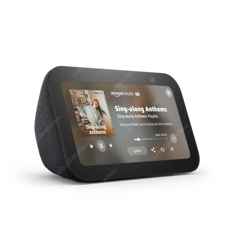 Оригинальный Echo Show 5, 3-го поколения, умный мини-Wi-Fi, голосовой помощник Alexa, домашний умный динамик с 2 басами и четким звуком