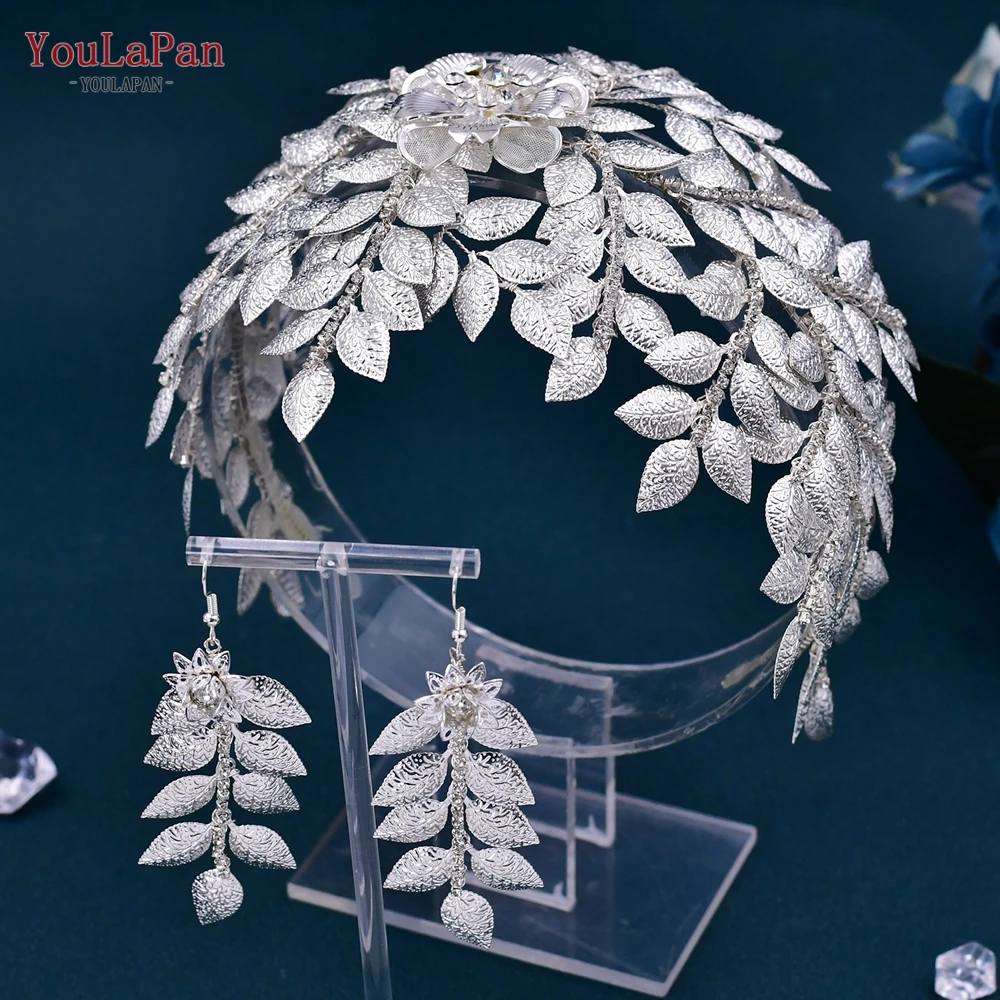 

YouLaPan HP510 Luxury Wedding Headband Bridal Tiara Crown Hair Accessories Woman Headpiece Bride Head Jewelry Pageant Diadem