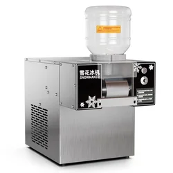 Commercial Korea Bingsu Machine 160kg/24H Air Cooling Snow Ice Maker Shaver Machine Snowflake Ice Machine Continuous Ice Machine