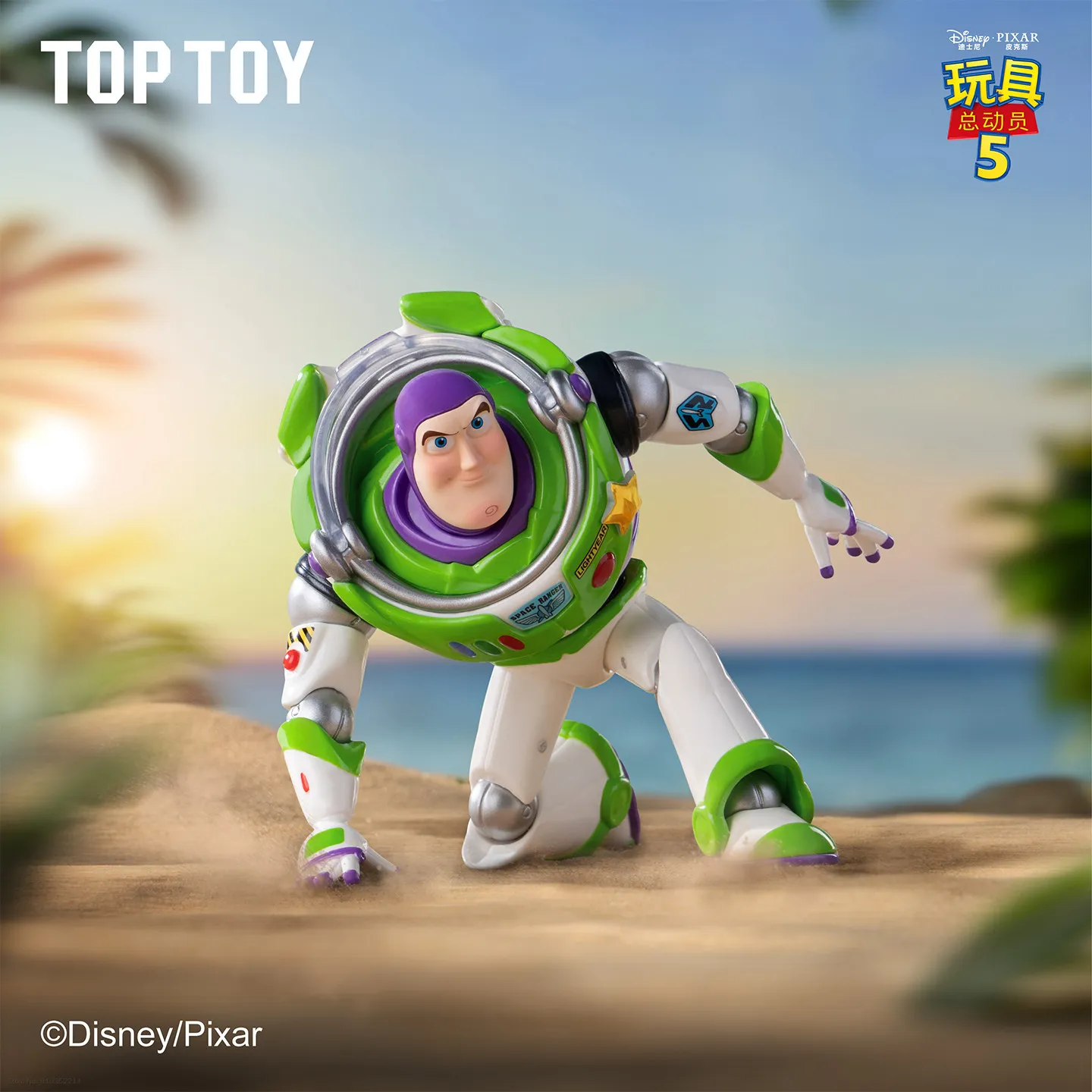 Toptoy Disney Pixar Toy Story 5 Buzz Lightyear Adventure Series Blind Box Figurine d'action à collectionner Ornement Cadeau pour collectionneurs