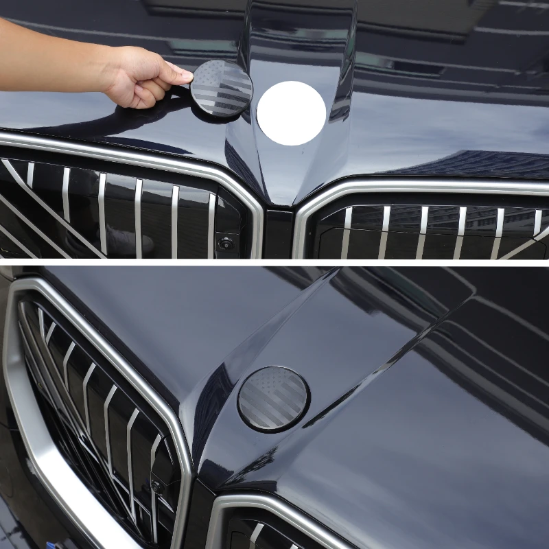 

Suetlcoity для BMW X3 G01 G45 2018-2026 ABS черный автомобильный передний и задний чехол с логотипом декоративные автомобильные аксессуары (81 мм)