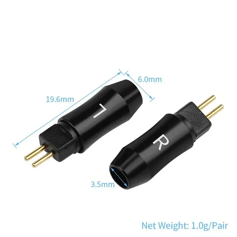 Jack Audio connettore da 0.78mm Jack per auricolari spina per cuffie 2 Pin per UM3X W4R UE18 terminale per altoparlanti per cuffie elettronica di consumo