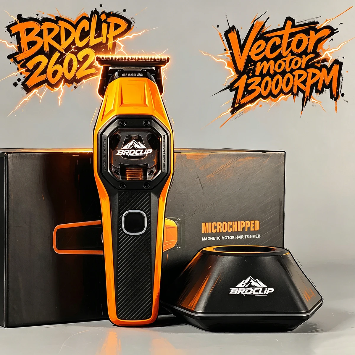 brdclip-recortadora-de-pelo-electrica-profesional-brd-2602-con-motor-vectorial-de-8000-13000-rpm-base-bateria-de-2000-mah-cuchilla-de-precision-0-gap-y-cuerpo-metalico