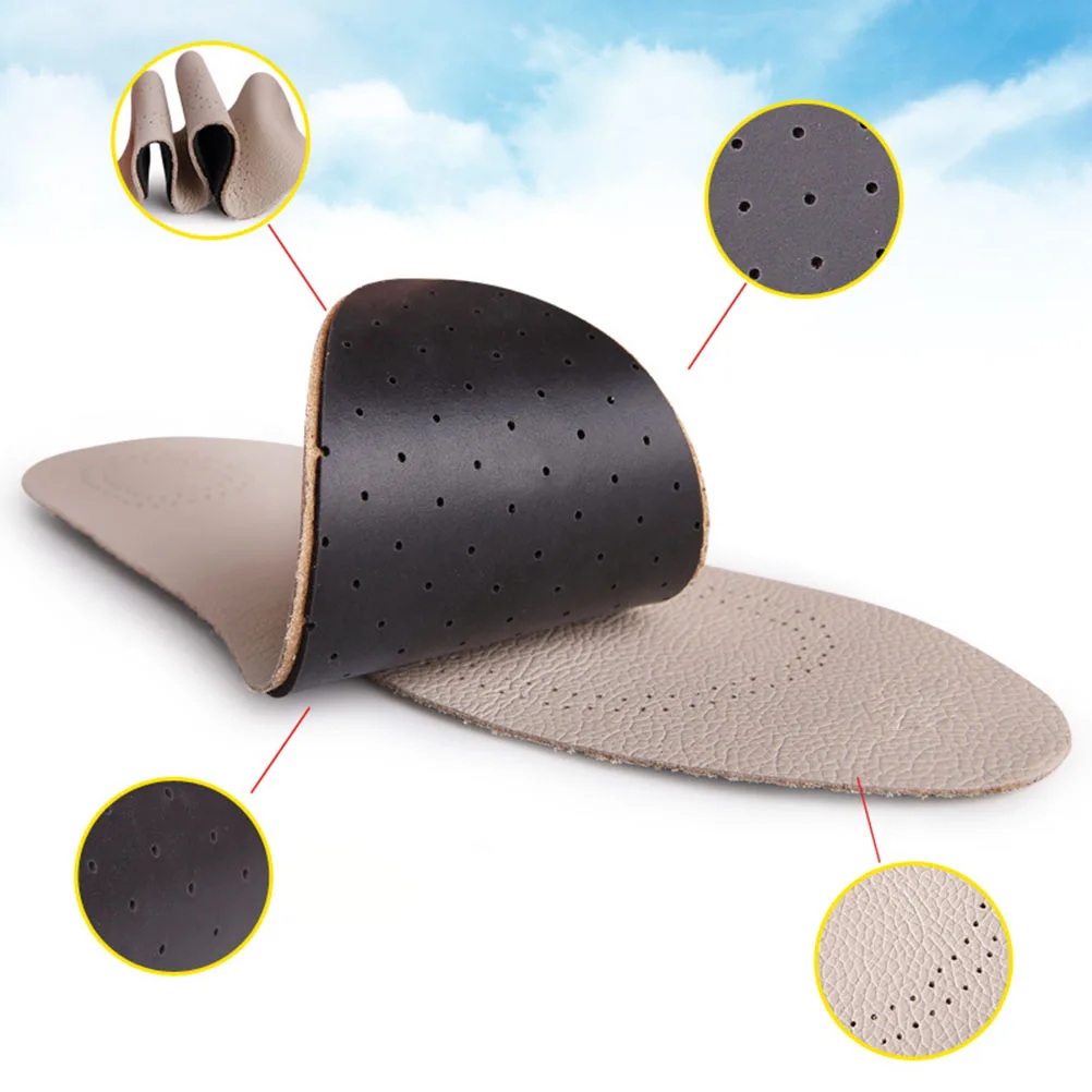 

Full Cushion of Cowhide Insole Breathable Insoles Sports Shoe Pads Refreshing