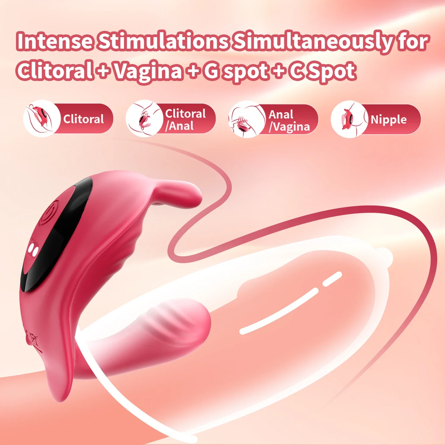 Vibrador de calcinha vestível com aplicativo para casal, mulheres, brinquedos sexuais adultos, estimulador de coelho de longa distância para ponto g, prazer do pênis do clitóris