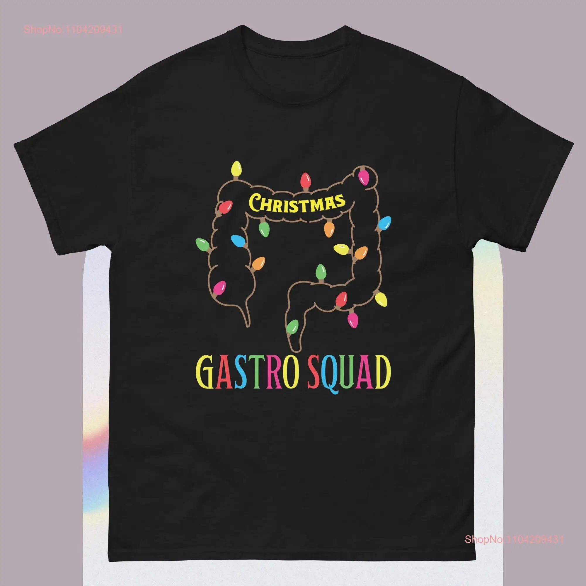 Christmas Gastro Nurse Squad Gastroenterology Doctor Vintage T Shirt  long or short sleeves