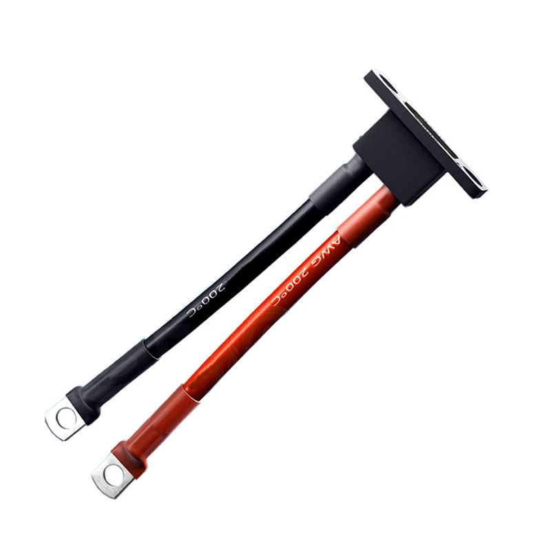 

1PCS RC Model DIY Modified 10AWG 10cm 20cm 50cm Adapter Cable XT90E-M Male Plug to 6.2mm Copper Nose Terminal Pannel Mount Parts