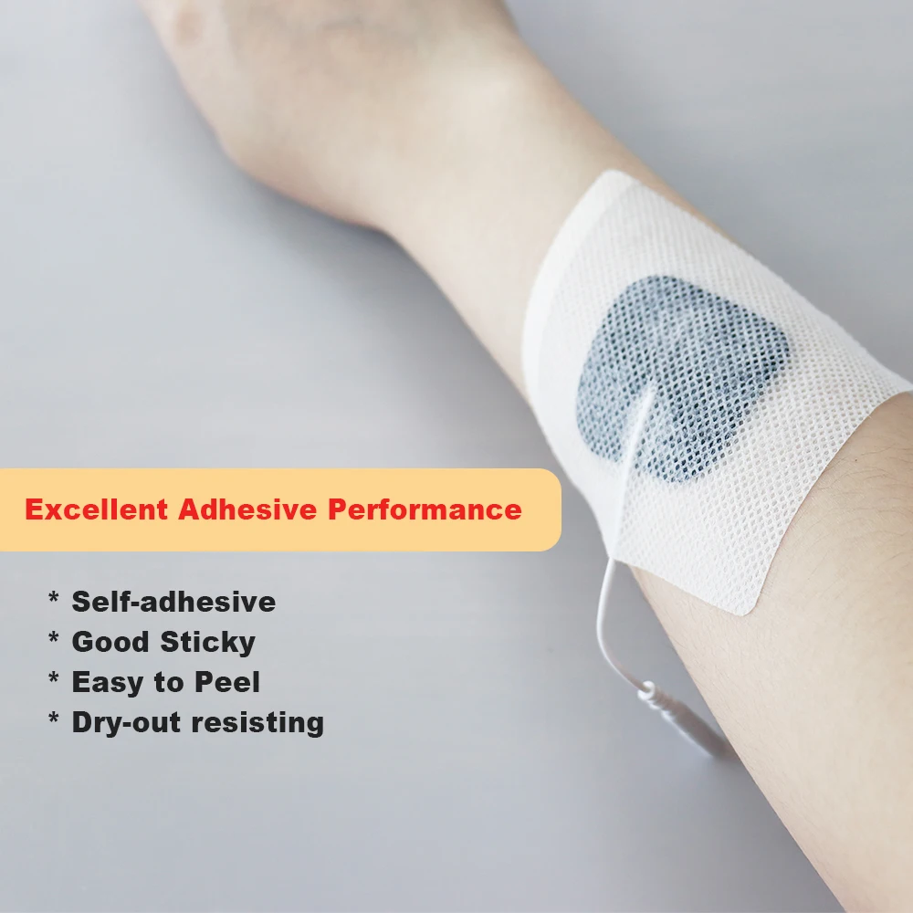 10/20 pcs TENS Electrode Pad Self Adhesive Tens Pulse Massager Physiotherapy EMS Muscle Stimulator Replacement Gel Patch Massage