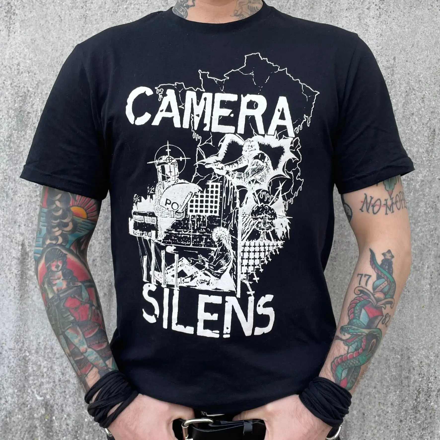 CAMERA SILENS Oi Punk T Shirt