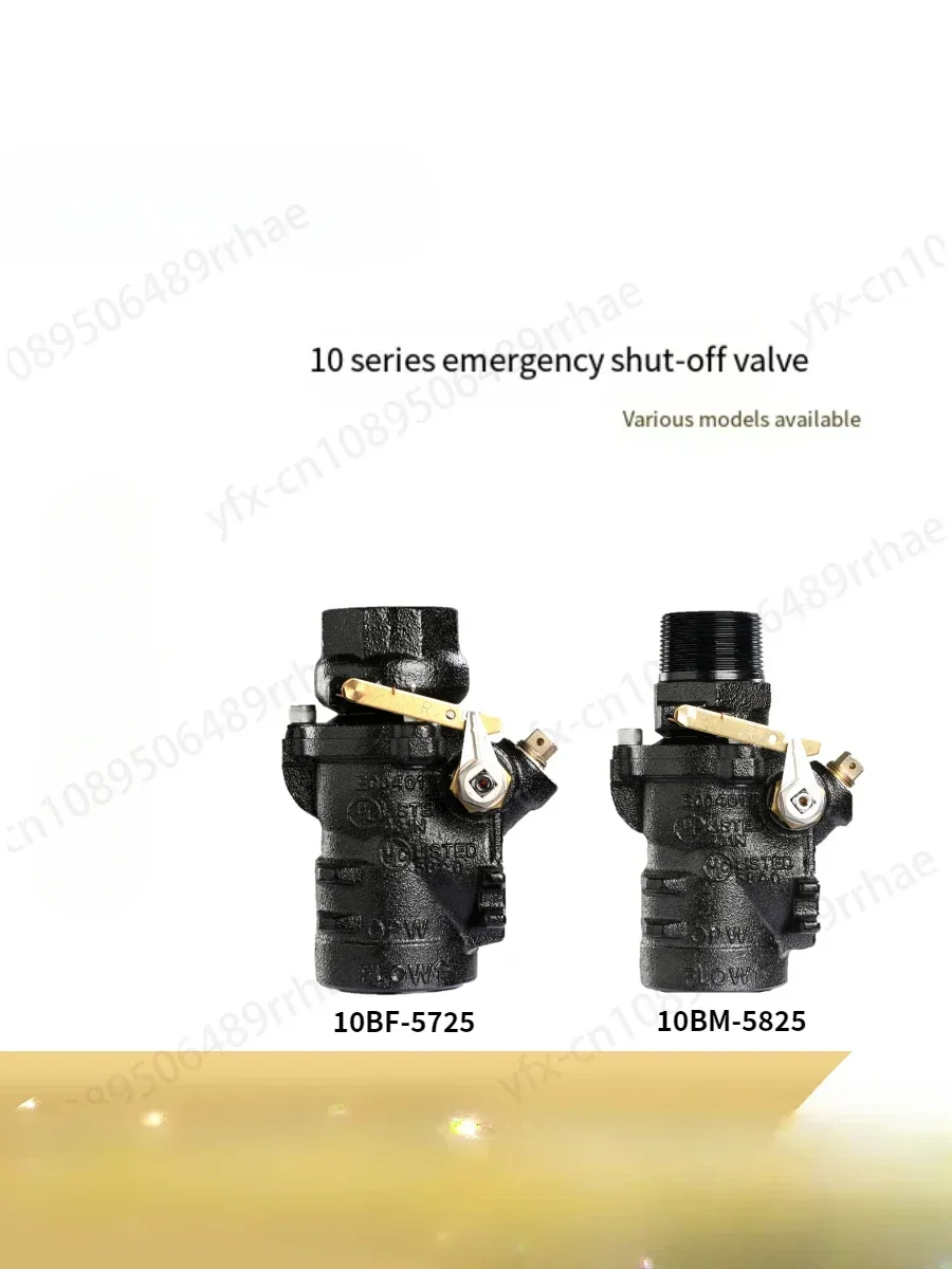 10B series, emergency shut-off valve cryogenic fuse switch internal and external threads 1.5 inches