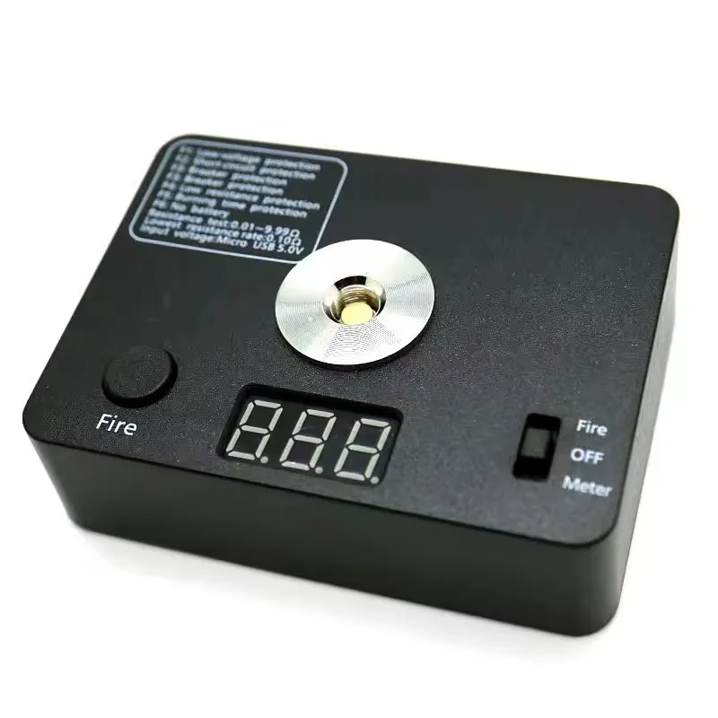 Resistance Tester Ohm Meter 521 Tab Led Coil Kawat Diy Alat untuk Rokok E 510 Benang