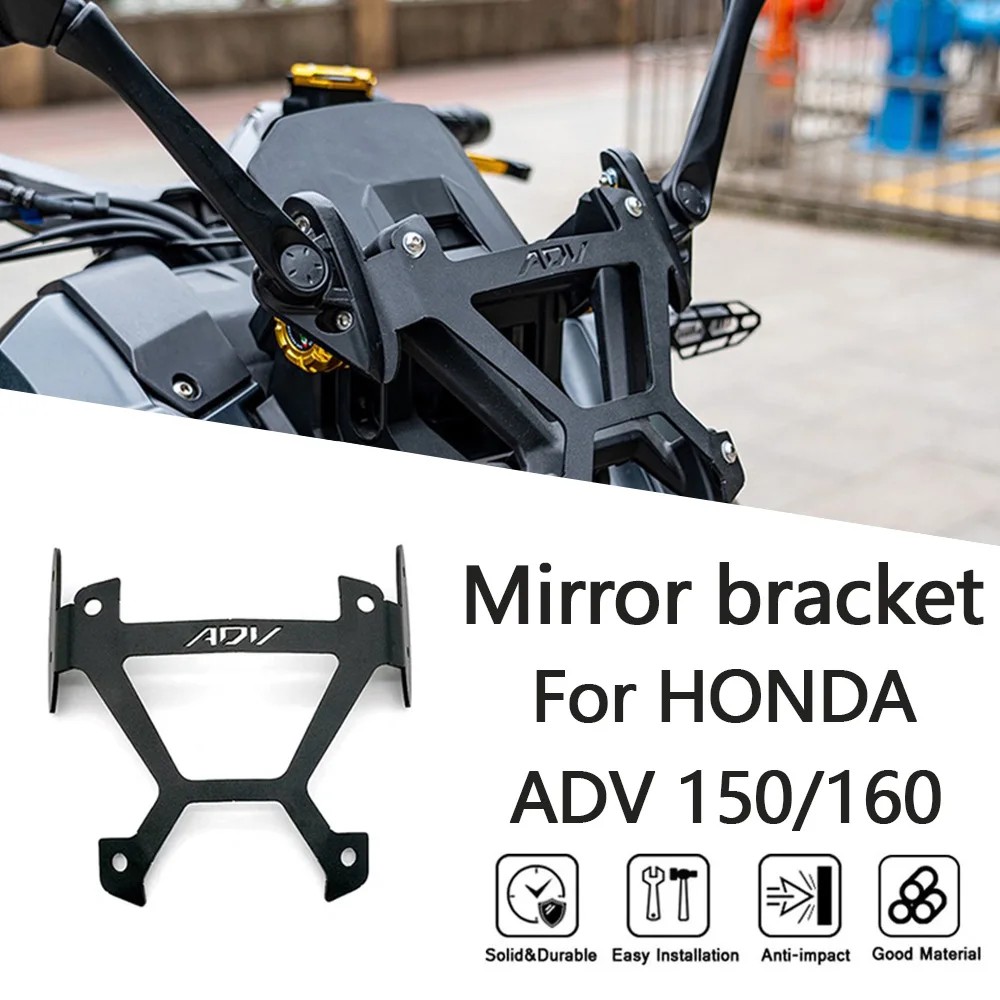 MTKRACING Mirror bracket For HONDA ADV150 2019-2021 ADV160 2022-2024 Motorcycle Rearview Mirror Adapter Fixed Bracket Kit 