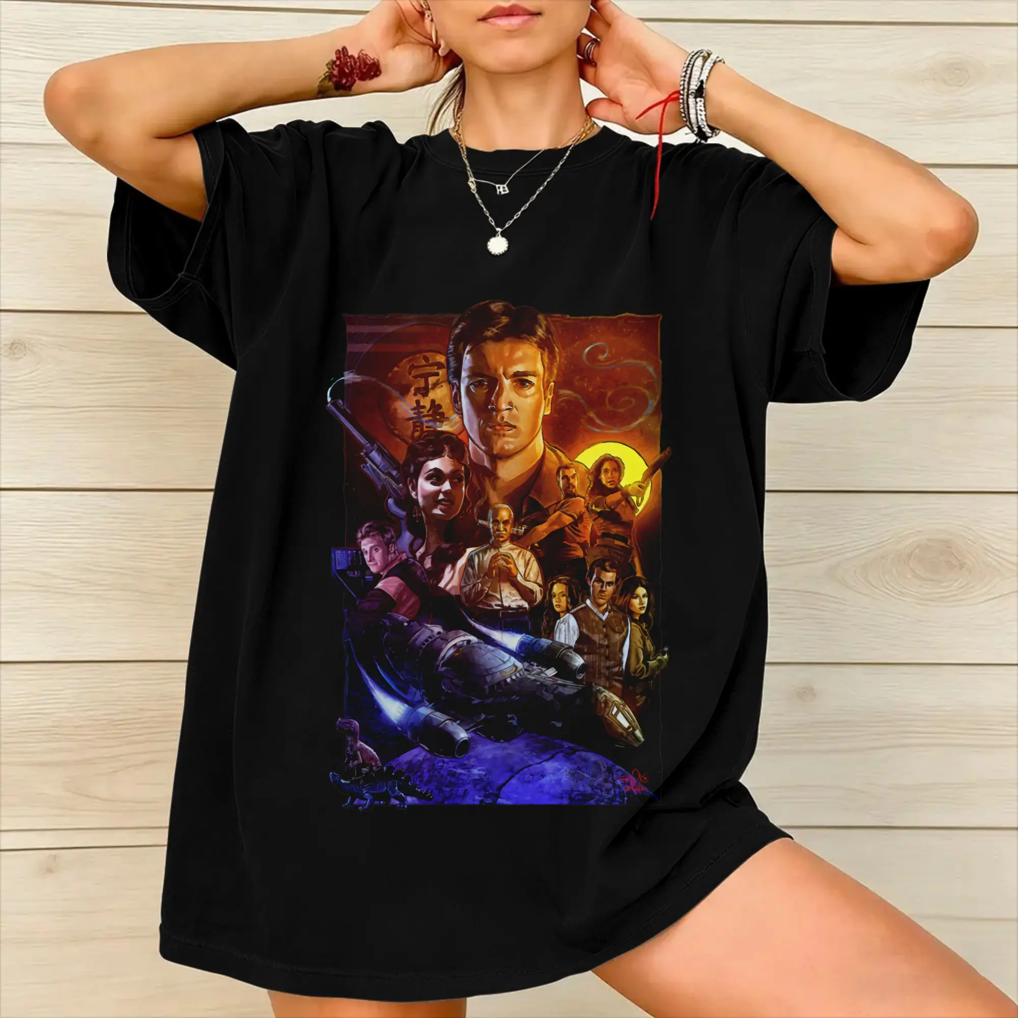 Firefly TV Series Tee Shirt for Men Women Gift Idea T Shirts  100% Cotton Clothing