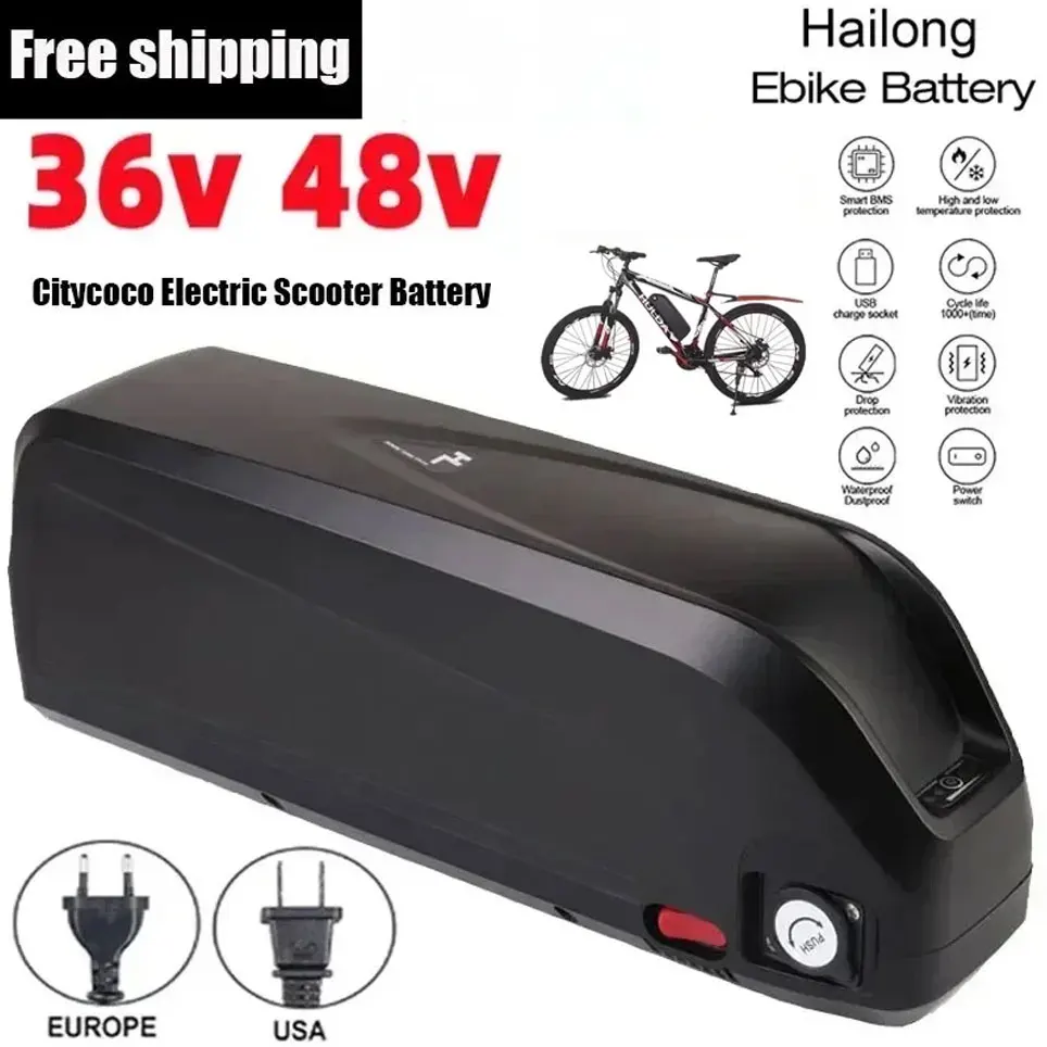2026 Neu für Hailong Akku 48V 36V 20Ah 30Ah 40Ah für Bafang BBS02 BBS03 BBSHD Motor für Hailong Akku 36V – Detail 1