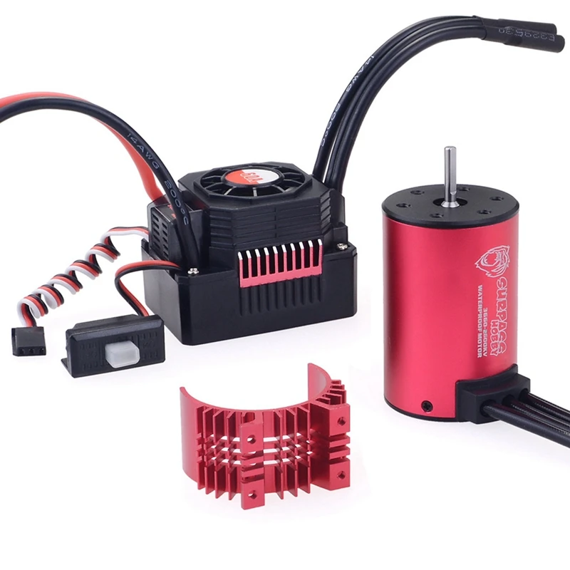 

SURPASS HOBBY водонепроницаемый бесщеточный двигатель 60A электрический регулируемый двигатель с дистанционным управлением автомобильные аксессуары