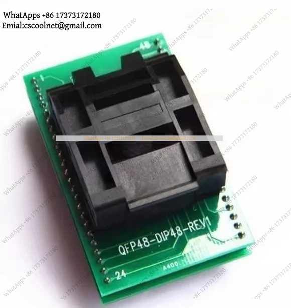 k06 k3 QFP48 TQFP48 LQFP48 to DIP48 Adapter Socket 0.5mm Pitch IC Programming Test Burn-in Socket Replacement Part