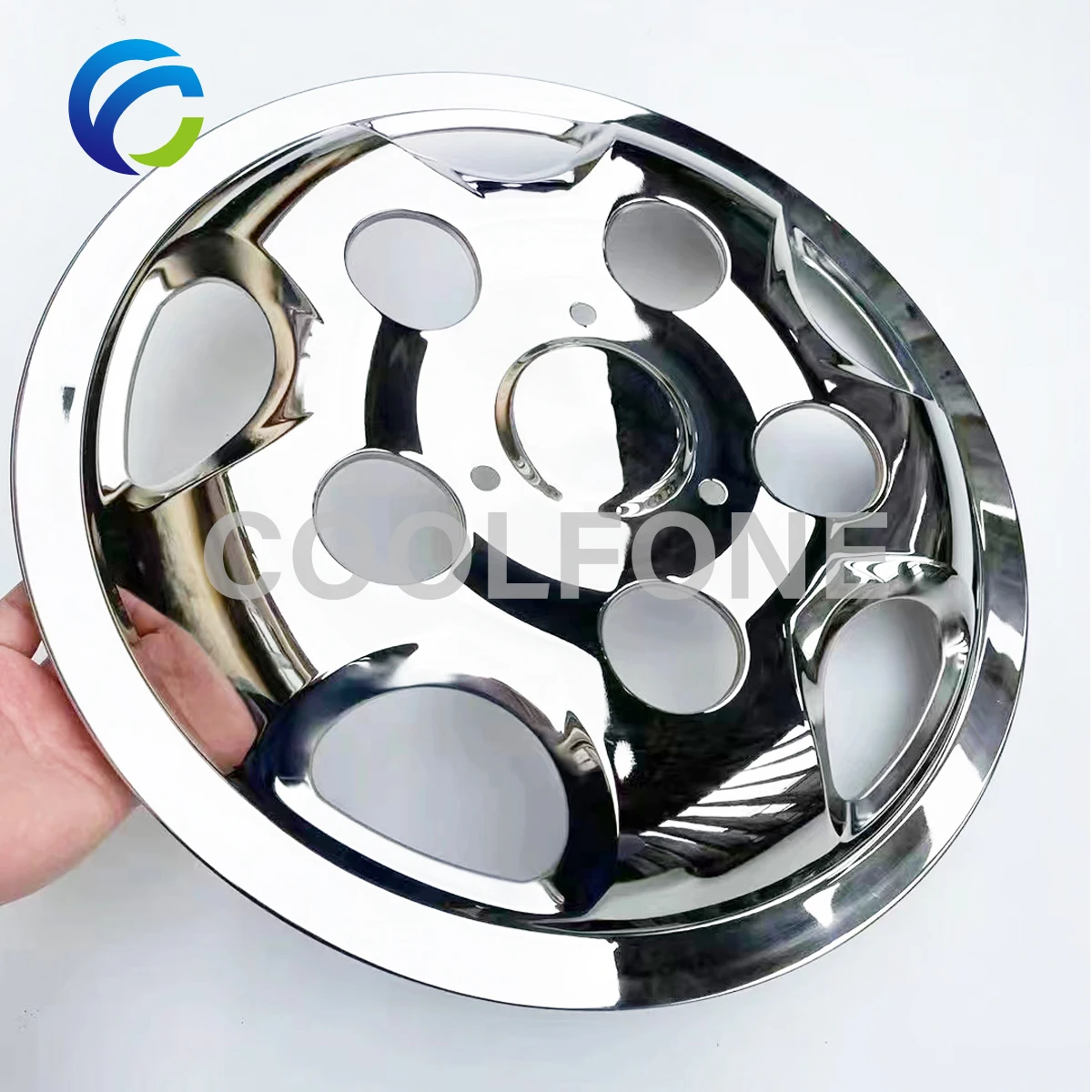 Wheel Cap Wheel Cover Wheelcap Polishing Coach Wheel Trims for Toyota Coaster Bus Wheel Covers 16 Inch 5 Holes