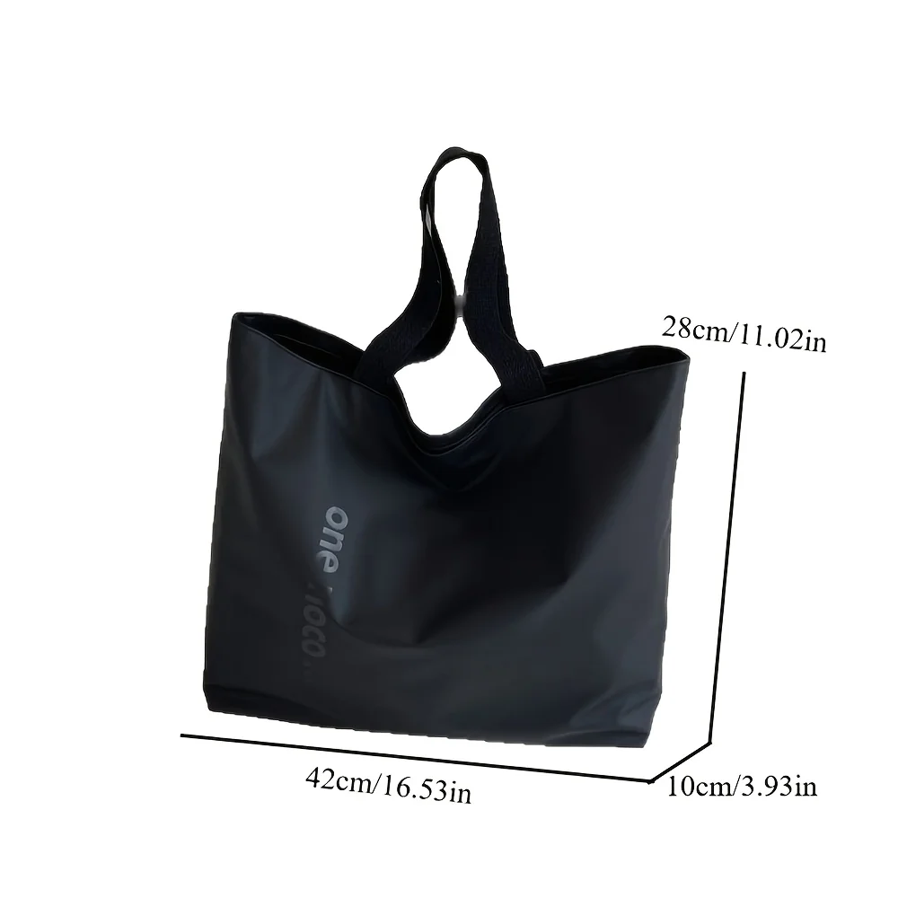 Geräumige Tragetasche, Neue Stilvolle Handtasche, Vielseitig für den Arbeitsweg, Leicht, Luxuriös, Schlicht, Lässig, Wasserdichte Handtasche, Schultertasche – Detail 4