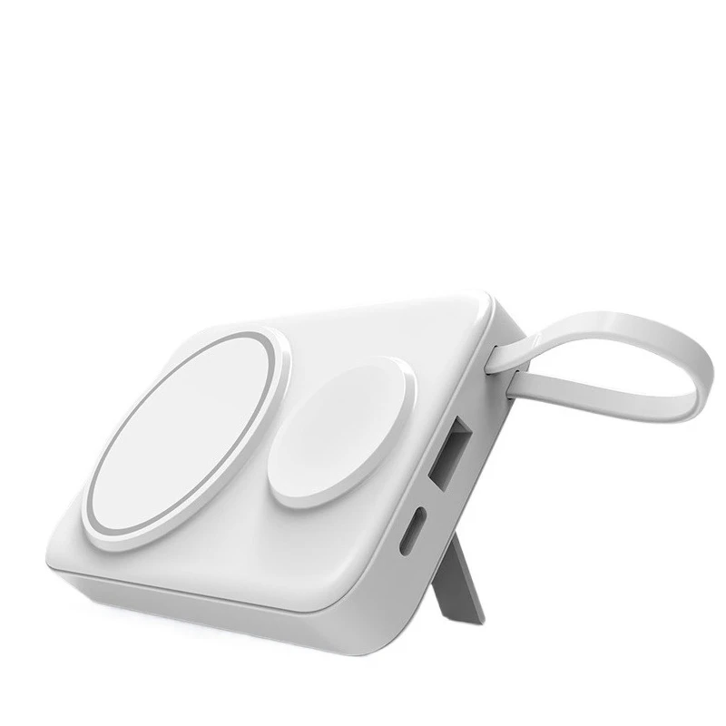 For Apple Watch IPhone Xiaomi Samsung Portable USB C Cable Fast Charging External Battery 10000mAh Magnetic Wireless Power Bank