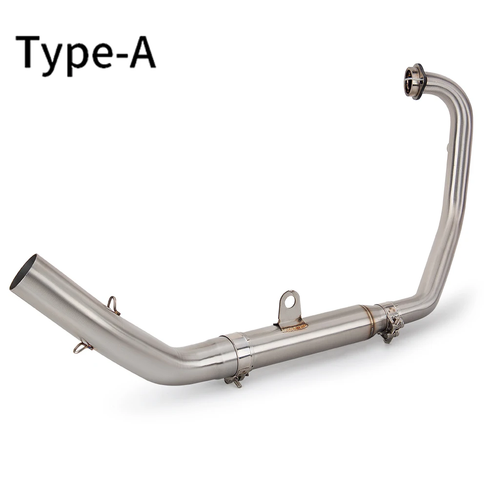 Slip on for NK250 Nk250SR NK300SR Motorcycle Exhaust High - Efficiency Escape Modified Mid Link Pipe Connecting Moto Muffler