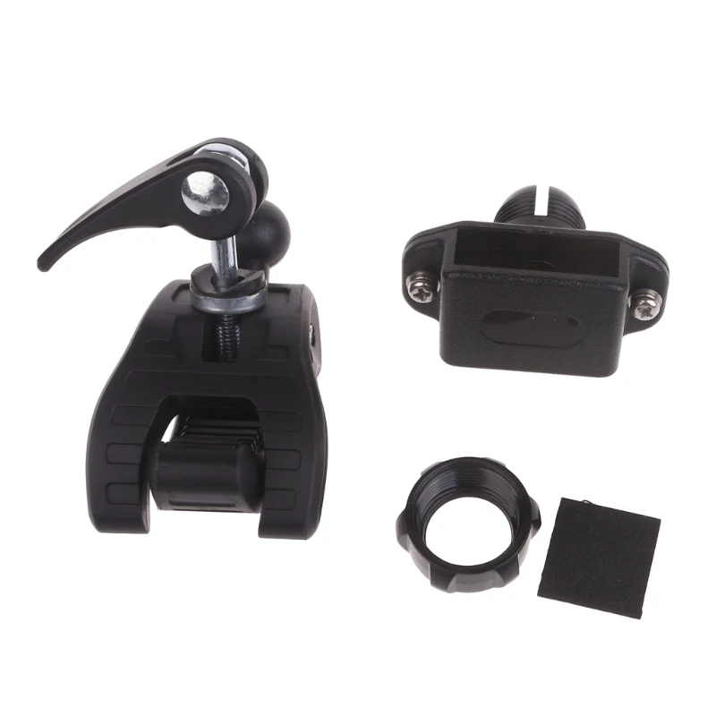 Walkie Talkie Mount Motorcycle Scooter Handlebar Holder Clamp for Two Way Radio