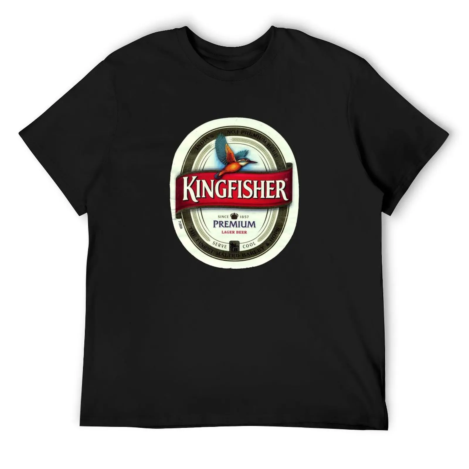 Kingfisher Beer T-Shirt vintage anime t shirts aesthetic clothes cotton graphic tees slim fit t shirts for men