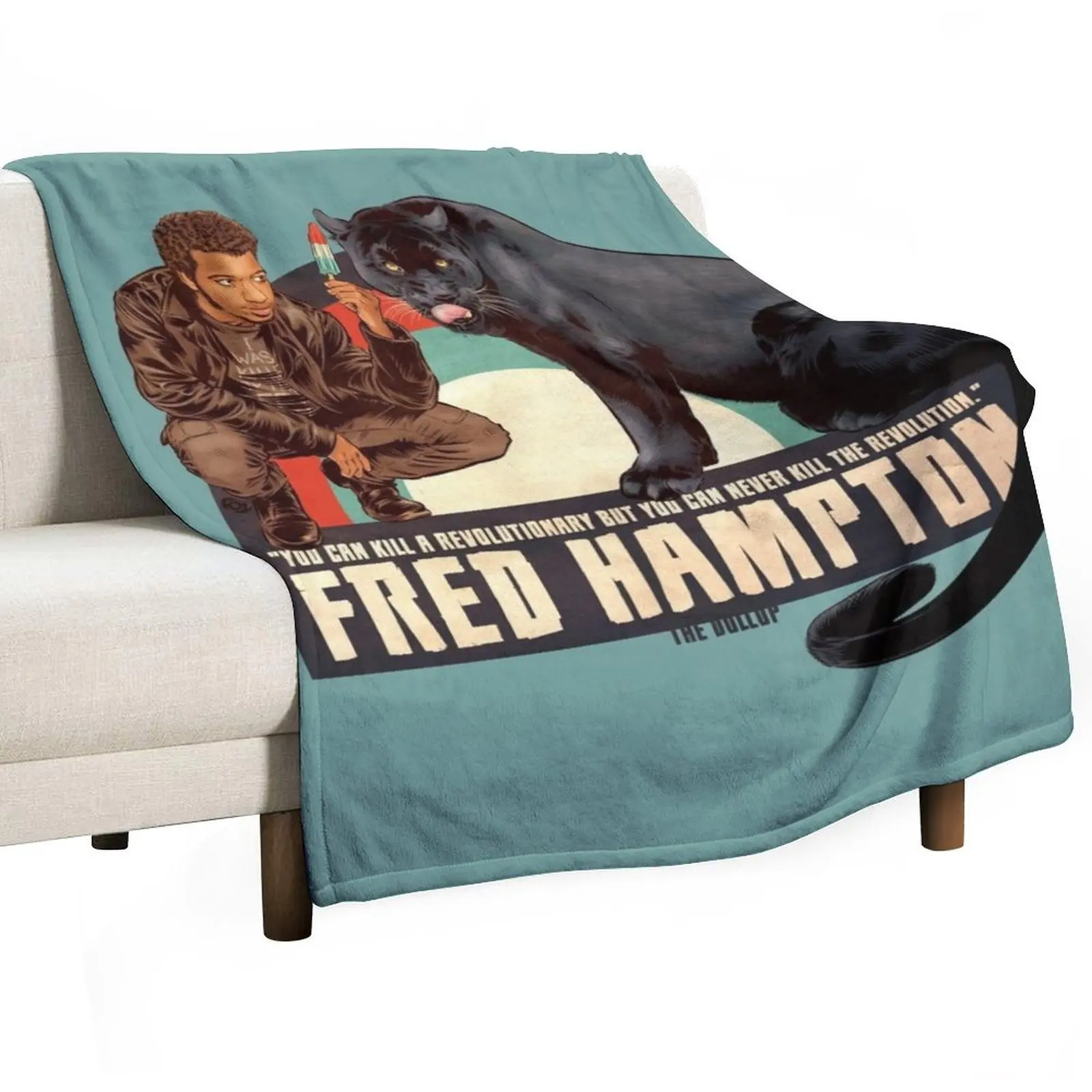 

Dollop - Fred Hampton Throw Blanket sofa bed Cute Soft Beds halloween Blankets