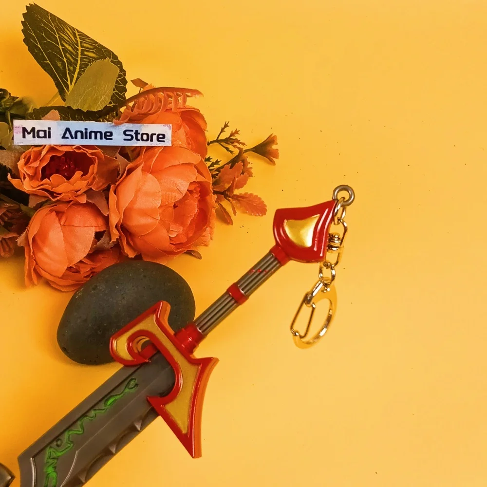 7인치 메탈 애쉬브링어 카타나 오리지널 사무라이 검 월드 오브 워크래프트 애니메이션 검 닌자 나이프 실물 크기 일본 카타나 장난감 선물