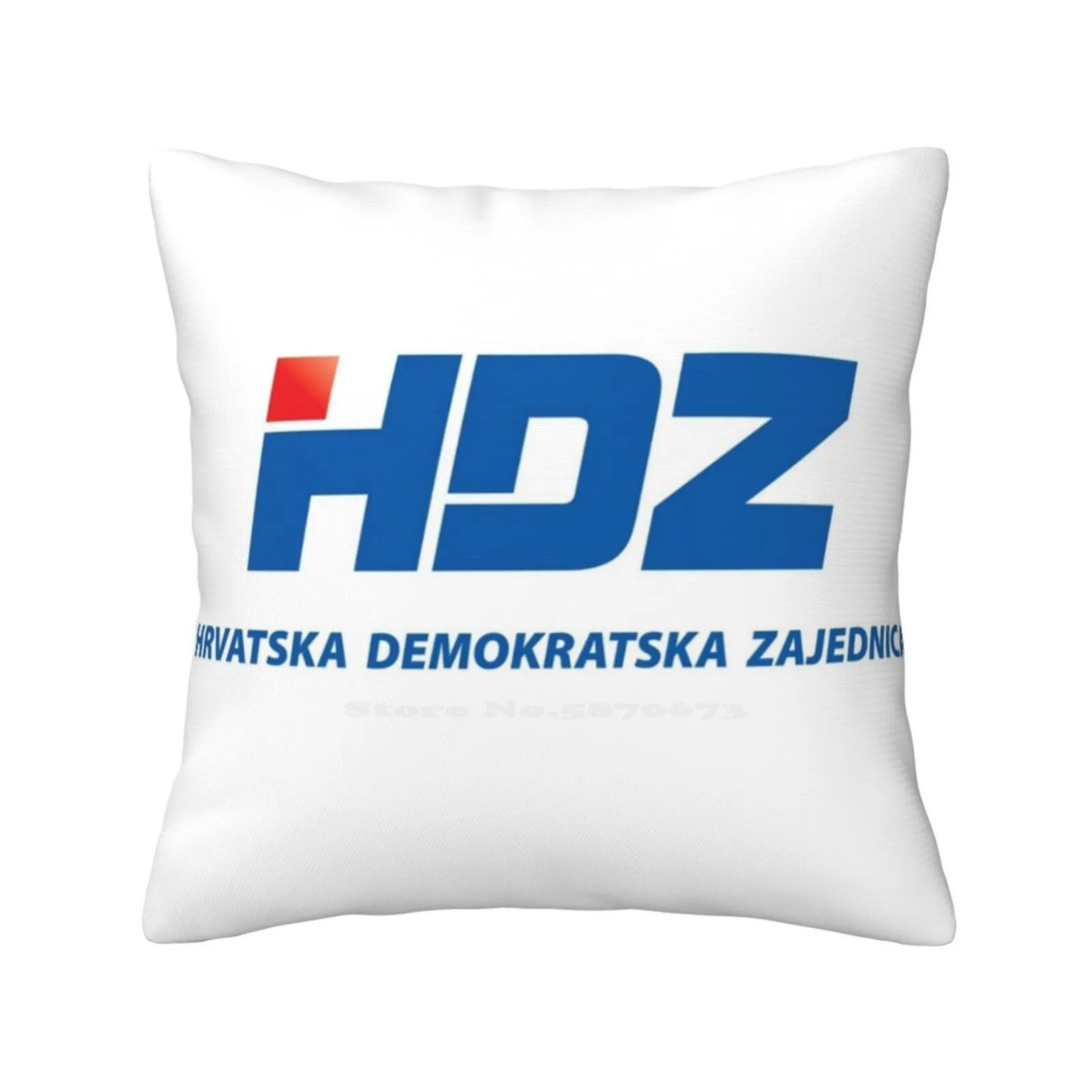 

Наволочка для подушки Hdz Hrvatska Demokratska Центральная Мужчина