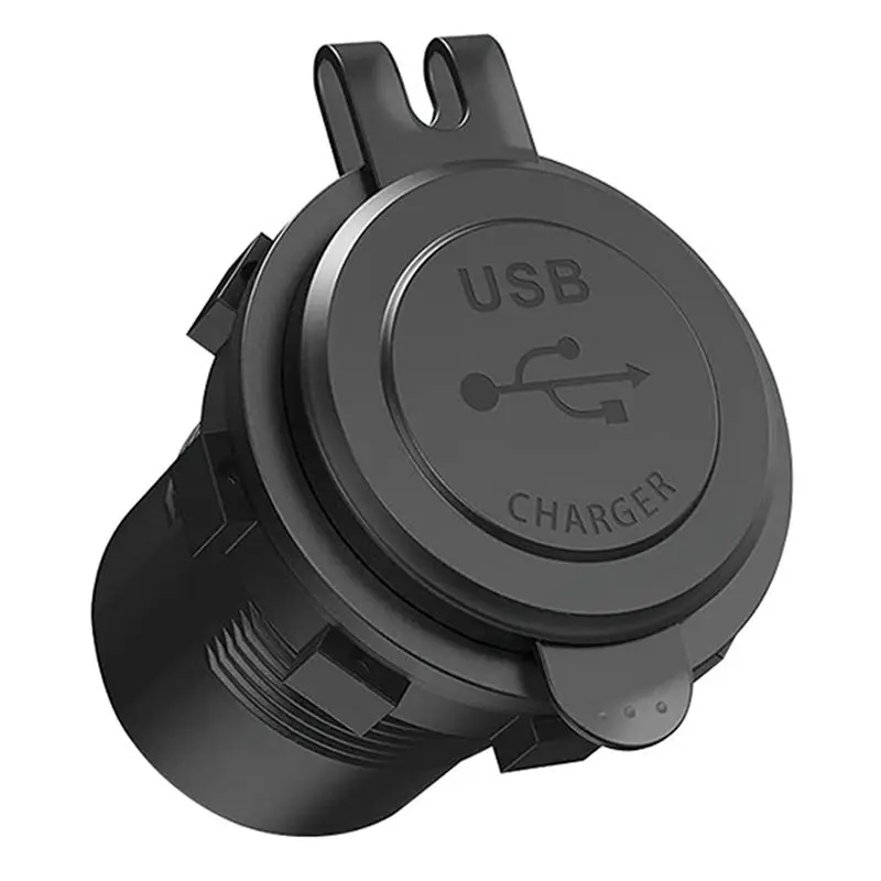 ABGI 6X 65W PD 12V USB C Car Outlet Multi Port Socket Waterproof Adapter for Laptop Boat Truck