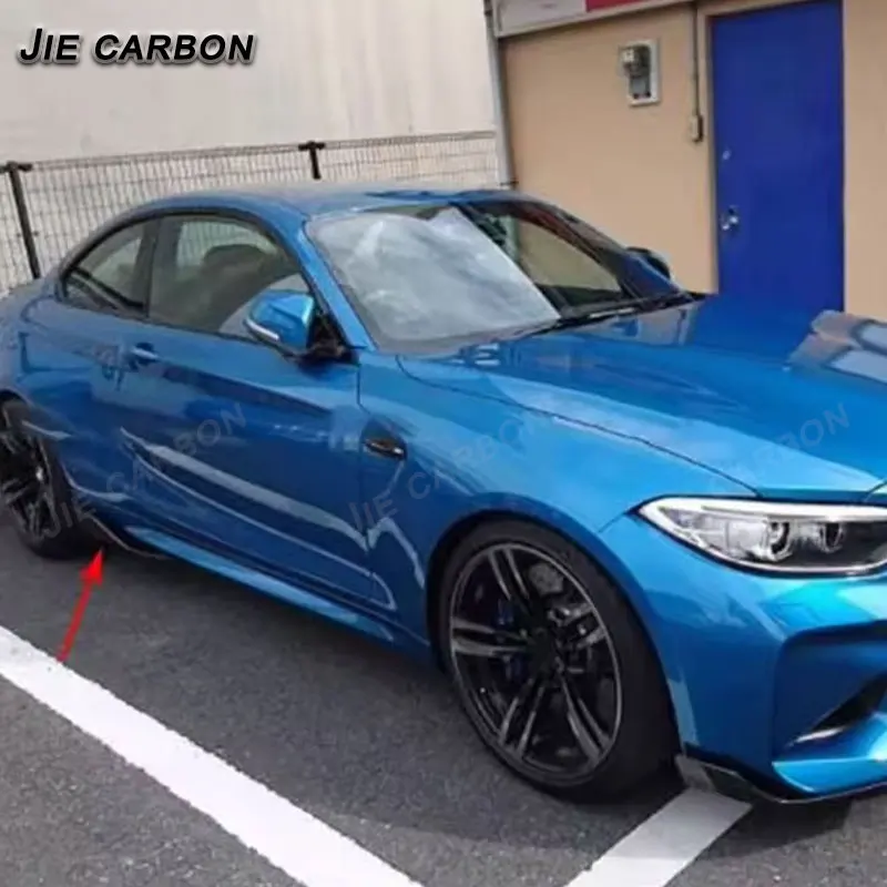 For BMW F22 M2 M3 M4 F87 E90 E92 E60 M5 F10 G30 F23 F32 F36 F82 F30 Carbon Fibre Side Skirt Side Spoiler Guard Auto Accessories view 6