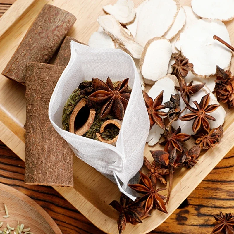 Bolsitas de té desechables de 5x 7/6x 8/7x9cm, bolsitas de té vacías, bolsitas de té perfumadas, infusor con hilo, filtro de papel curativo para té suelto de hierbas