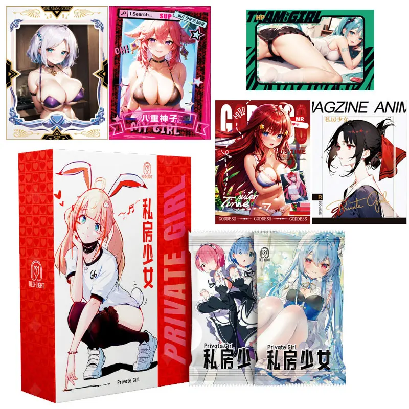 

Lastest Private Girl Collection Card Quicksand Waifu Booster Box ACG CCG TCG Yae Miko Doujin Toys Chrismas Hobbies Gift