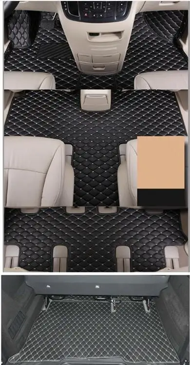 

Хорошее качество! Специальные автомобильные коврики на заказ для Mercedes Benz Viano W639 6-местные 2022-2003 водонепроницаемые ковры для Viano 2010