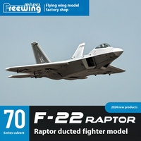 New Products In 2025 Freewing Flying Wing Model 80mm F-22 Raptor \