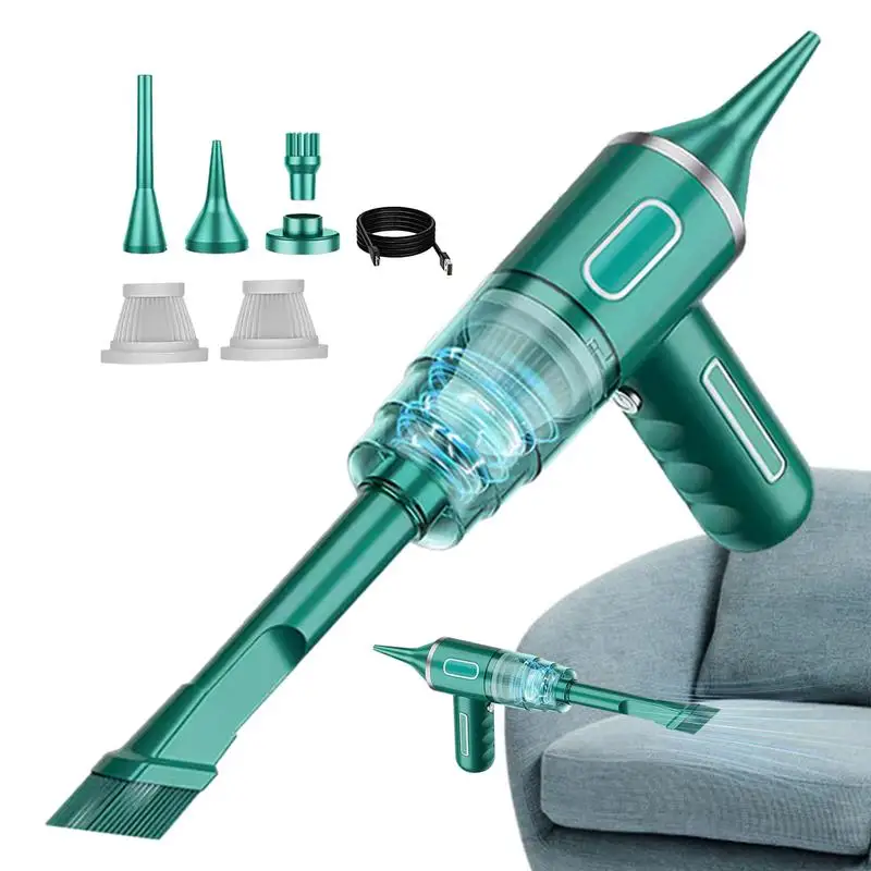 Electric Compressed Air Blower Portable Wireless Vacuum Cleaners Air Blower Blow-Suck Dual-Purpose Air Duster For Home Car Use