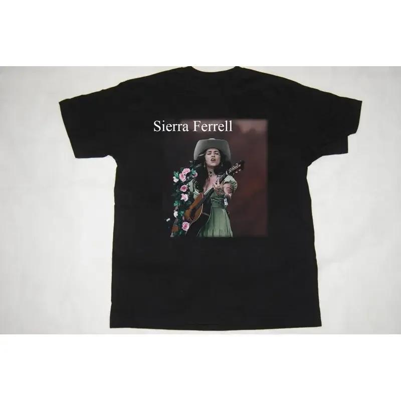 Sierra Ferrell Black T Shirt Cotton Full Size S 5Xl